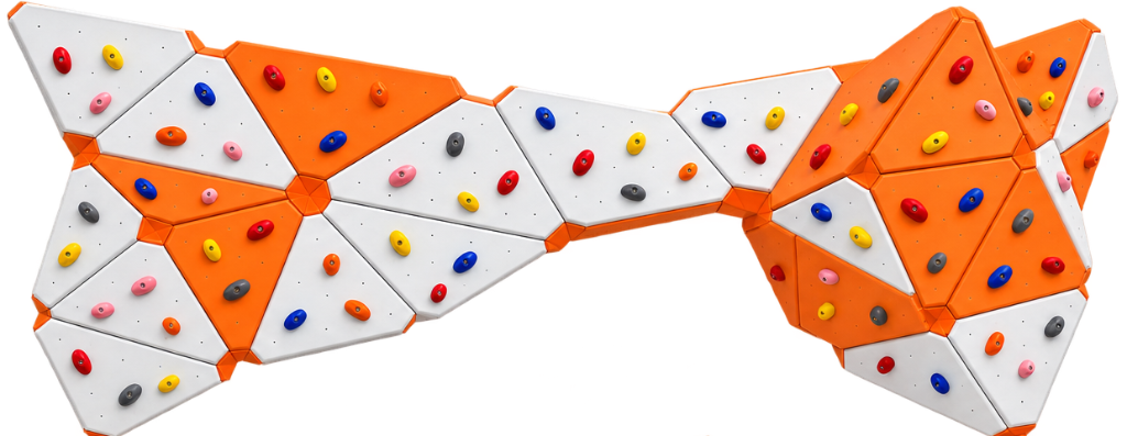 Large climbing playground structure