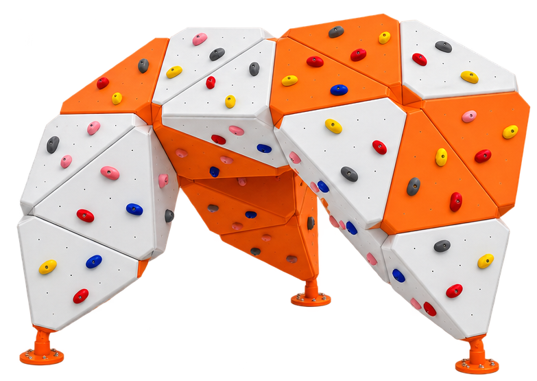 Medium climbing playground structure